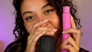 *MIC TEST* Super Sleepy ASMR  Clicky Whispers Mouth Sounds & More Intense Tingles
