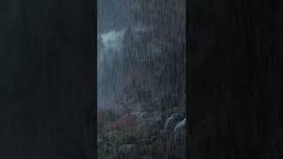 Healing Storm ㊡ 1.23 kHz Journey Through Rain & Thunder ASMR #rain #sleepsounds #relax