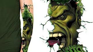 Incredible Hulk Tattoo  HENDRIC SHINIGAMI