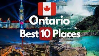 10 Best places to visit in Ontario  4K Travel Video