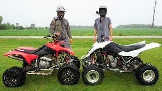 Suzuki LTZ400 vs Honda 400ex The Race Of The 400cc Quads