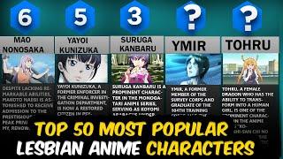 Top 50 Most Popular Lesbian Anime Characters