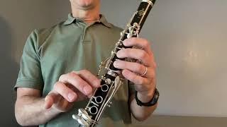 Bb chromatic scale on clarinet