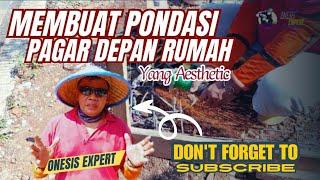 Trik Simpel Bikin Pondasi dikerjakan sendiri tanpa tukang #pondasirumah