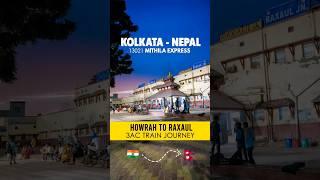 India to Nepal Journey by Train  Howrah Raxaul Mithila Express AC 3 Tier Experience #indianrailways