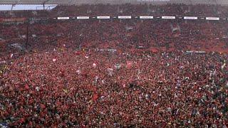 Bayer Leverkusen Fans Invade The Pitch After Their Team Wins Its First Ever Bundesliga Title.