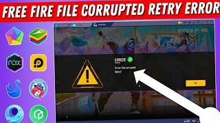 Free Fire Error File corrupted Problem Solved  How to Solve Free Fire File Corrupted Problem