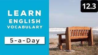 Learn English Vocabulary Daily  #12.3 - British English Podcast