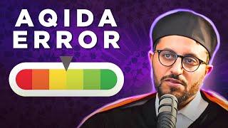 The Different Levels of Errors in Aqida  Dr Shadee Elmasry