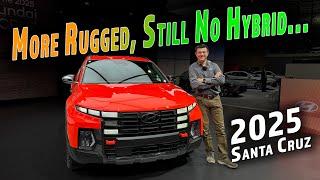 Hyundais 2025 Santa Cruz Pickup Gets Rugged Looks But The Hybrid Is Still MIA...