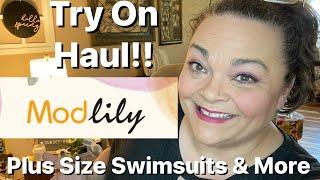 Modlily Try On Haul - Plus Size Swim Suits & More 