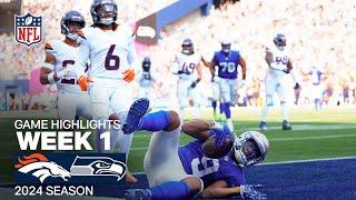 Denver Broncos vs. Seattle Seahawks  NFL 2024 Week 1 Game Highlights