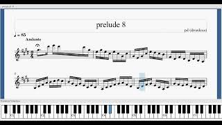 Prelude 8 My own composition