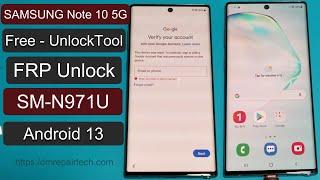 Samsung Galaxy Note10Note10 Plus Google Account Bypass Android 12  Samsung Note 10 Frp Bypass 2023