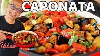 CAPONATA SICILIANA  ricetta caponata di melanzane alla Siciliana