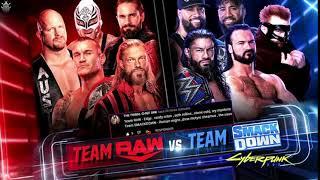   My Survivor Series Dream Match Subscriber Team GRACIAS  @ WWE TheOlderDog Match Card 