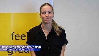 Introducing Maddie Greenslade Exercise Physiologist