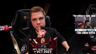 SEN Tarik reacts to The Best 15 Plays Of VALORANT Champions Tour 2023