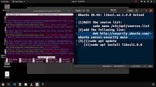 Ubuntu 20 04 libssl so 1 0 0 Solved