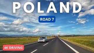 Driving in Poland 4K Road 7 - October 2023