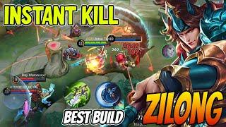 ZILONG INSANE DAMAGE EASY BUILD FULL DAMAGE - Zilong Best Build 2022  MLBB