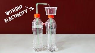 How to make Automatic water Fountain Without Electricity  Non-stop water Fountain  Science Project