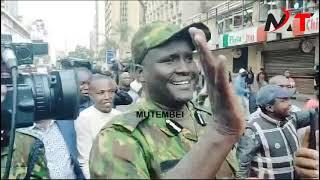 WATCH POLICE BOSS BUNGEI PROTECTING GEN Z WHILE PROTESTING IN CBD