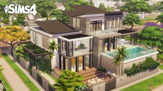 MODERN Family Home  The Sims 4  No CC  Stop Motion Build