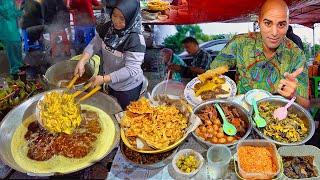 INSANE Indonesian street food in SURABAYA - Worlds #1 Soup + Cows Nose Salad + Spicy seafood