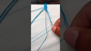 #Shorts Tutorial Macrame paso a paso  How to make friendship Bracelets