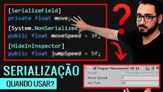 SERIALIZAÇÃO NA UNITY - SerializeField