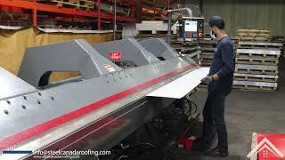 Folding Machine  Steel Canada Roofing and Siding Limited