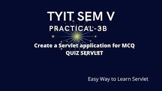 Create a Servlet for MCQ  QUIZ Servlet  Design a Servlet for MCQ Using NetBeans IDE