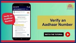 Aadhaar Verification Online Verify any Aadhaar Number instantly   Online Aadhaar Verification