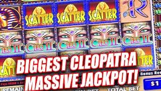 50k FRIDAY  I RISKED $50000 FOR THE BIGGEST JACKPOT OF MY LIFE ON CLEOPATRA 2  HIGH LIMIT SLOTS