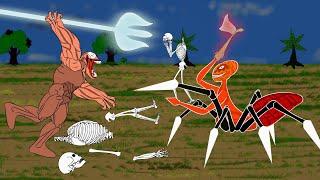 Spider vs Venom & Human Skeleton  Cartoon Video  @HS Motion