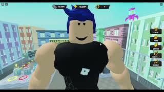 I TRY GETTING ON THE LEADERBOARDS WITH NO ROBUX-Strongman simulator-Roblox