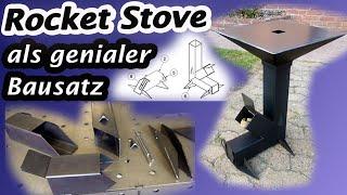 Rocket Stove als Bausatz mit Grill Kostenloser Bauplan als Download