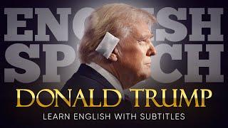 ENGLISH SPEECH  TRUMP First Speech Since Assassination Attempt English Subtitles