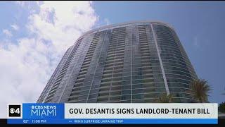 Gov. DeSantis signs landlord-tenant bill