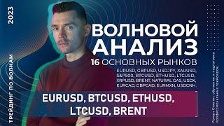 26 июня Волновой анализ Роман Онегин EURUSD BTCUSD ETHUSD LTCUSD BRENT