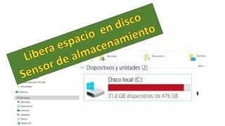 Como liberar espacio disco duro windows 10 borrar basura