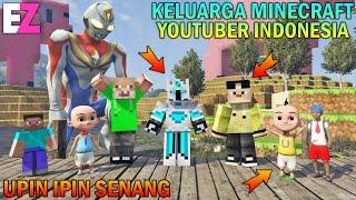 UPIN IPIN BERTEMU KELUARGA MINECRAFT YOUTUBER INDONESIA - GTA 5 BOCIL SULTAN