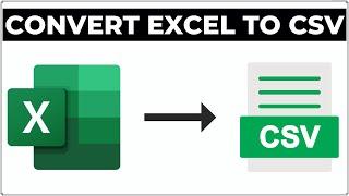 How to Convert Excel to CSV File  Save XLSX File as CSV