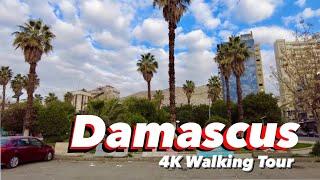 Damascus Syria  - Morning walk in the downtown of the Syrian capital 4K  60fps