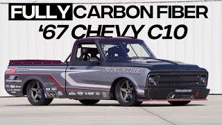 850HP All Carbon Fiber Monocoque Chevy C10 Race Truck with Sequential Transmission