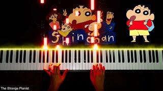 Shinchan Family Background Theme Music Piano Cover