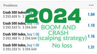 The ONLY scalping STRATEGY Im using  in 2024 BOOM AND CRASH NO LOSS