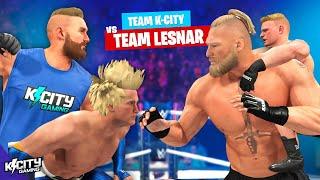 K-CITY vs Team BROCK LESNAR in WWE 2k23