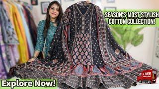 Most Stylish Muslin Anarkali and Straight Suits in Premium Cotton  ISHI Trends